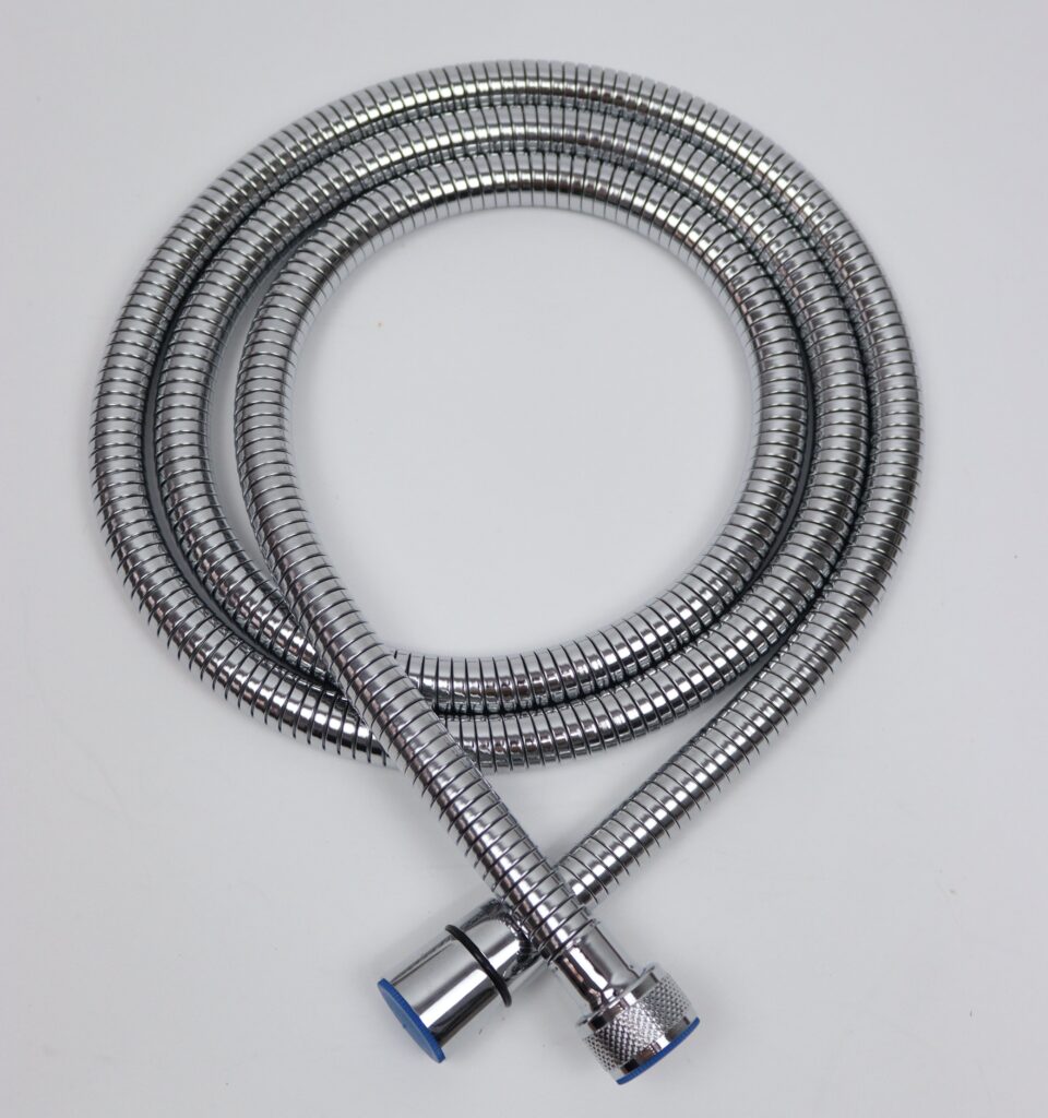 Compressed deluxe chrome hose