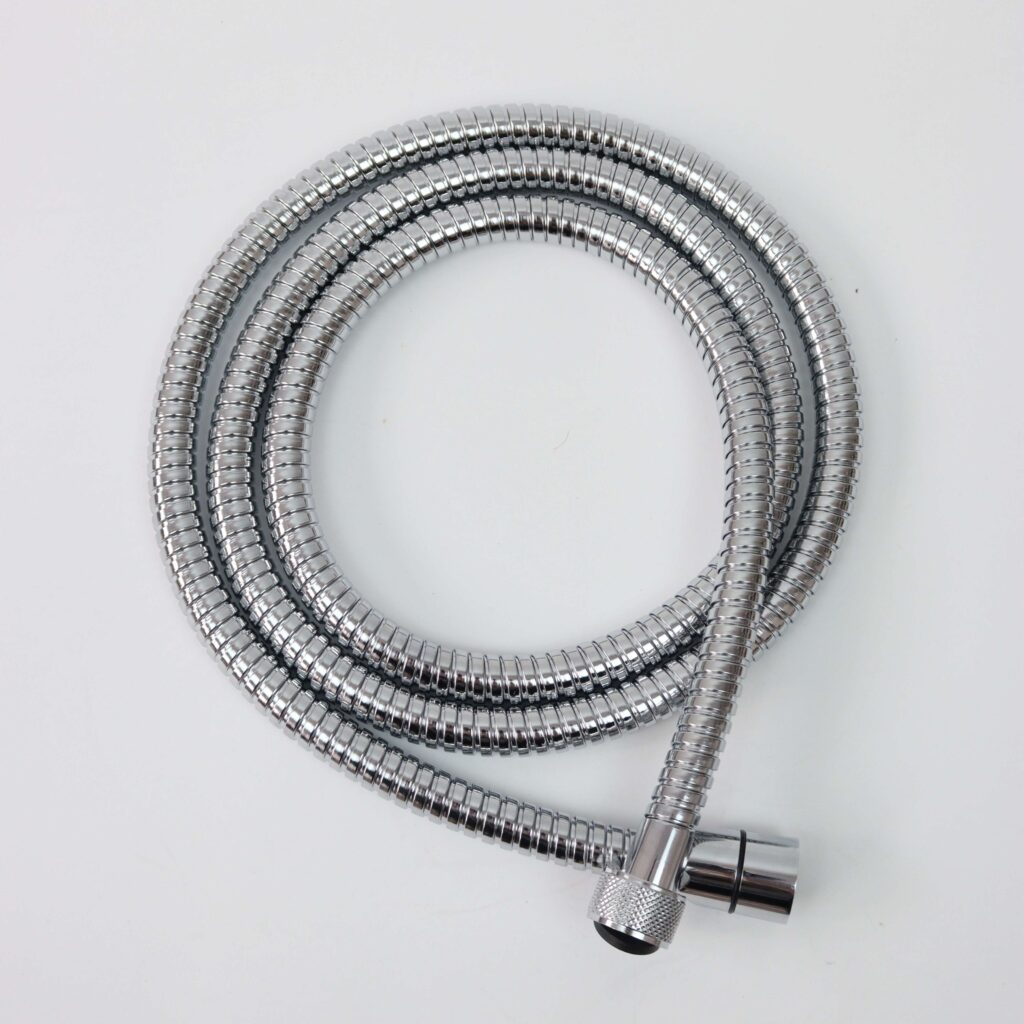 Chrome metal hose